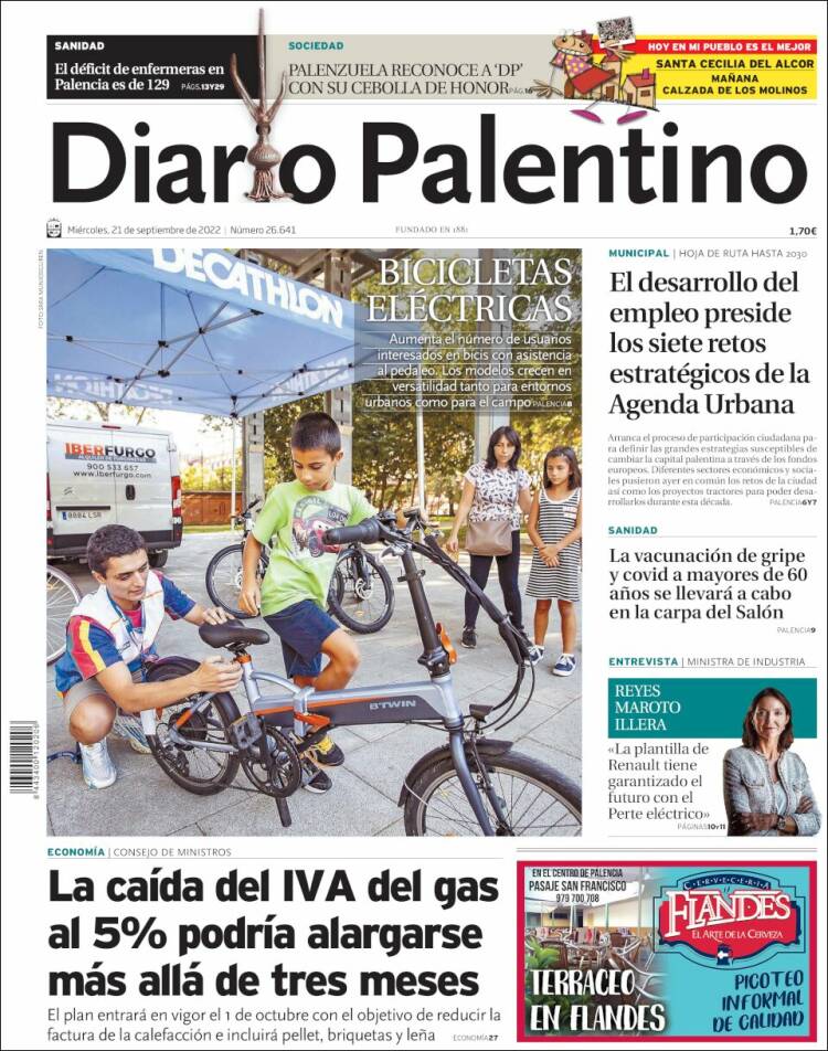 Portada de Diario Palentino (España)