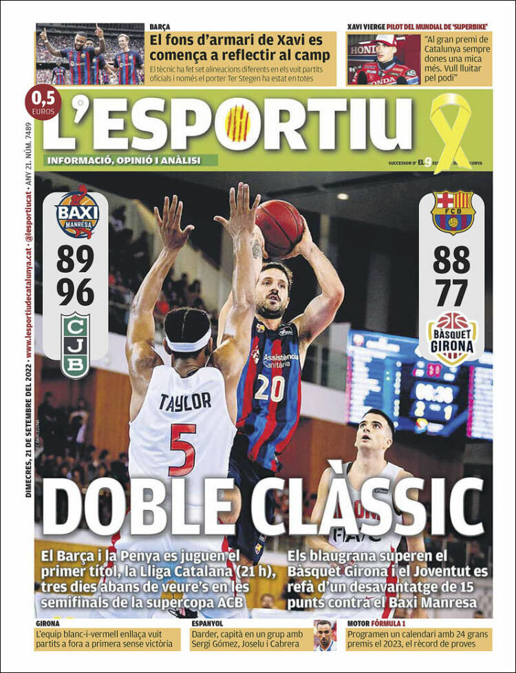 Portada de L'Esportiu (España)