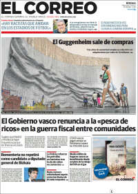 Portada de El Correo (España)