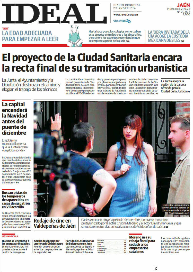 Portada de El Ideal de Jaén (España)