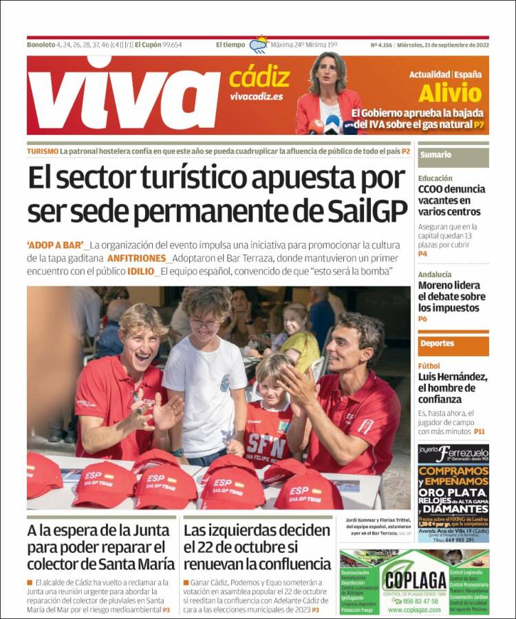 Portada de Información - Cadiz (España)