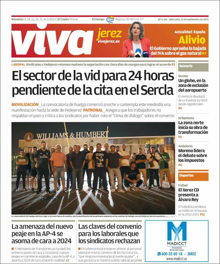 Portada de Información - Jerez (España)