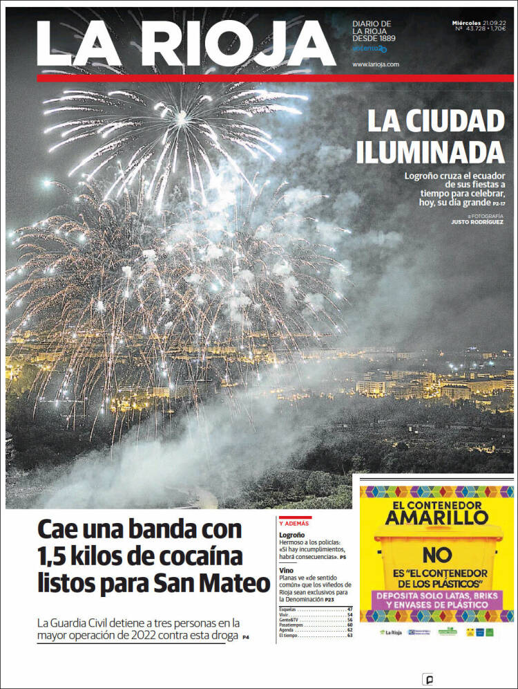 Portada de La Rioja (España)