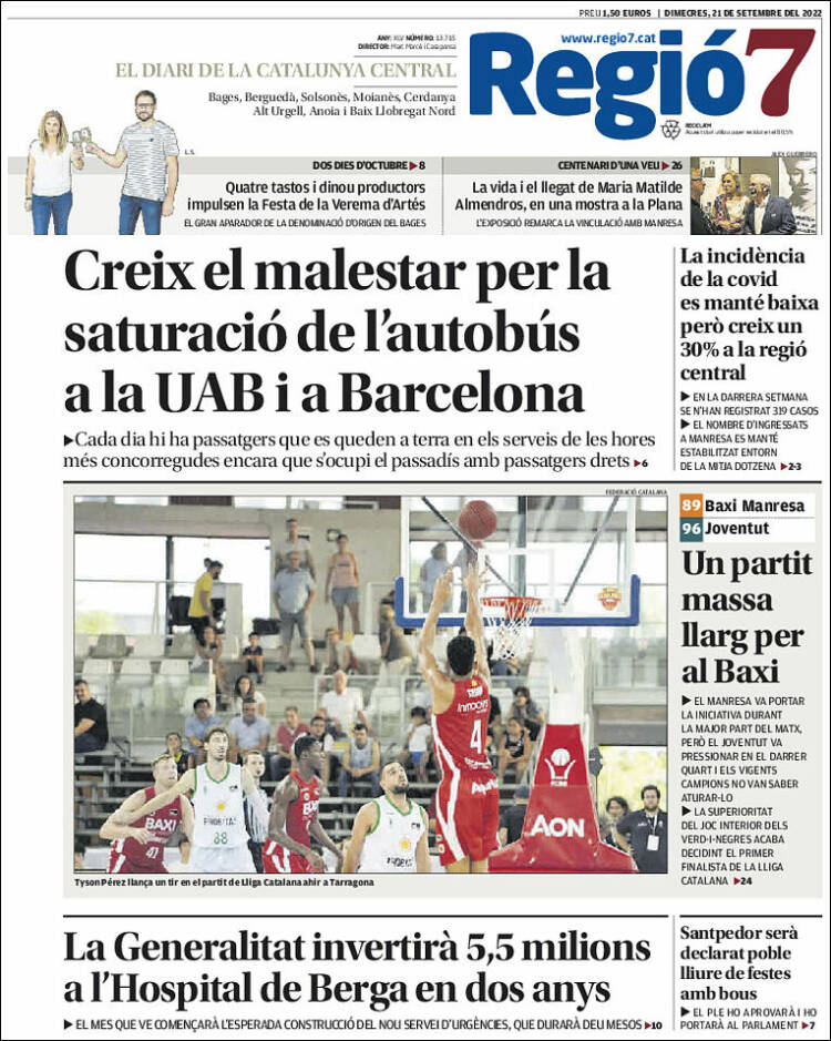 Portada de Regio7 (España)