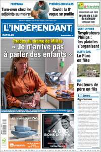 Portada de Le Indépendant (Francia)