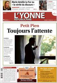 Portada de L'Yonne-Républicaine (Francia)