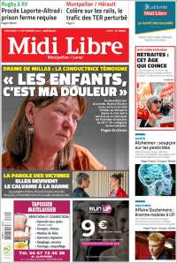 Portada de Midi Libre (Francia)