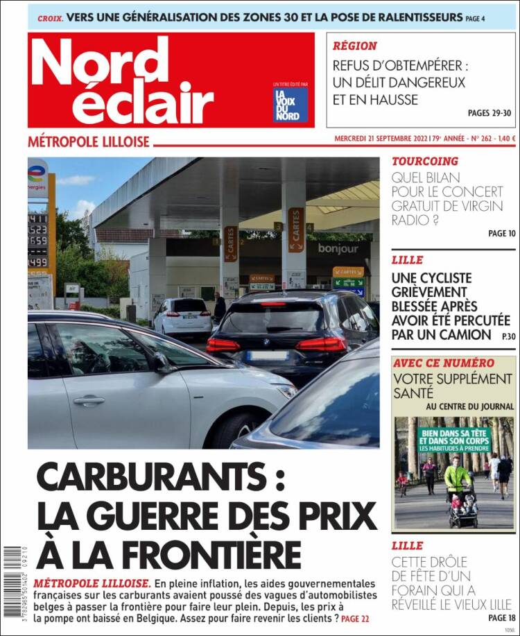 Portada de Nord Éclair (Francia)