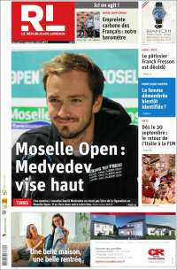 Portada de Le Republicain Lorrain (Francia)