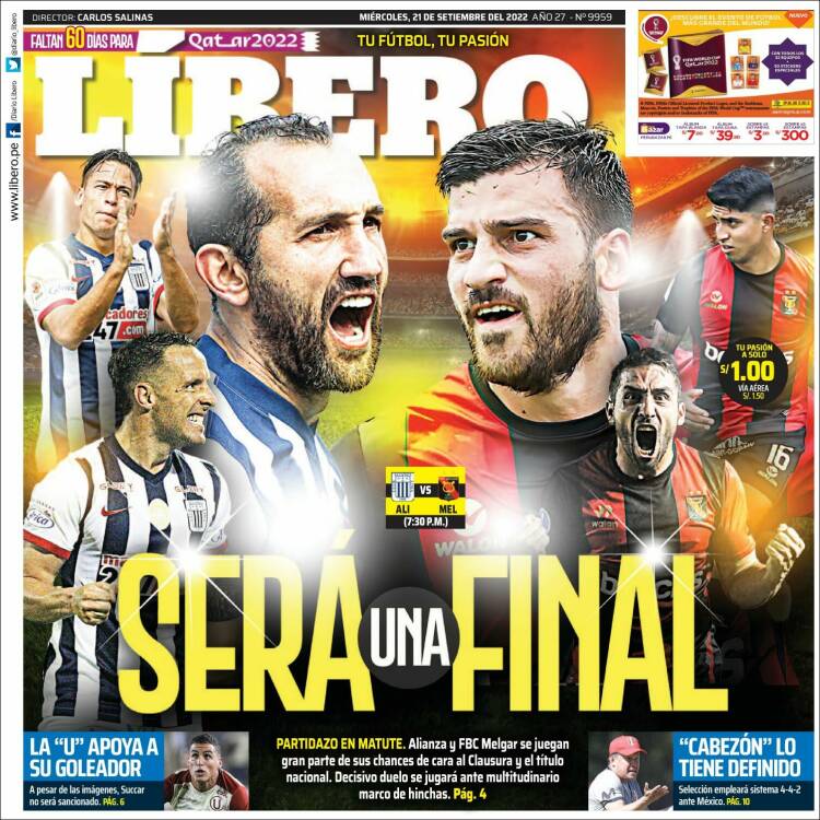 Portada de Líbero (Per&uacute;)