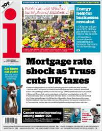 Portada de The i (Reino Unido)