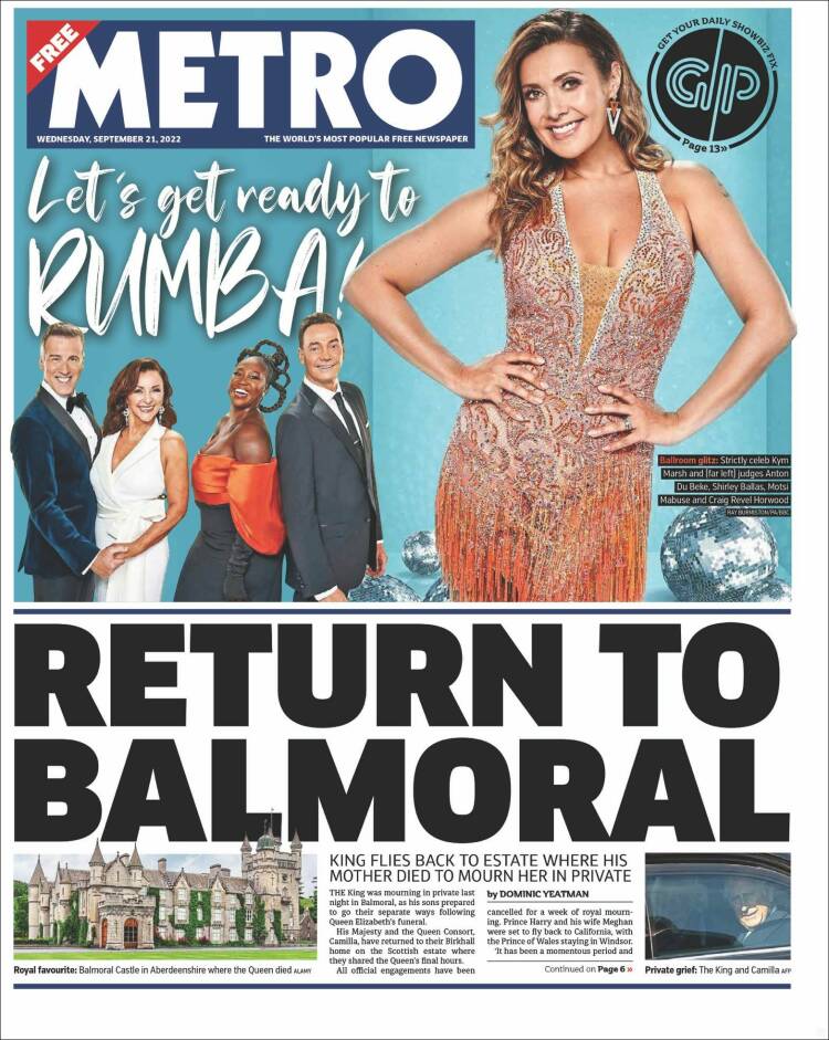 Portada de Metro (Reino Unido)