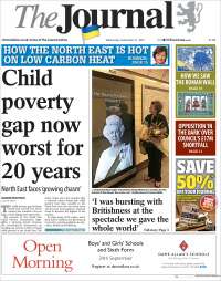 Portada de The Journal (Reino Unido)