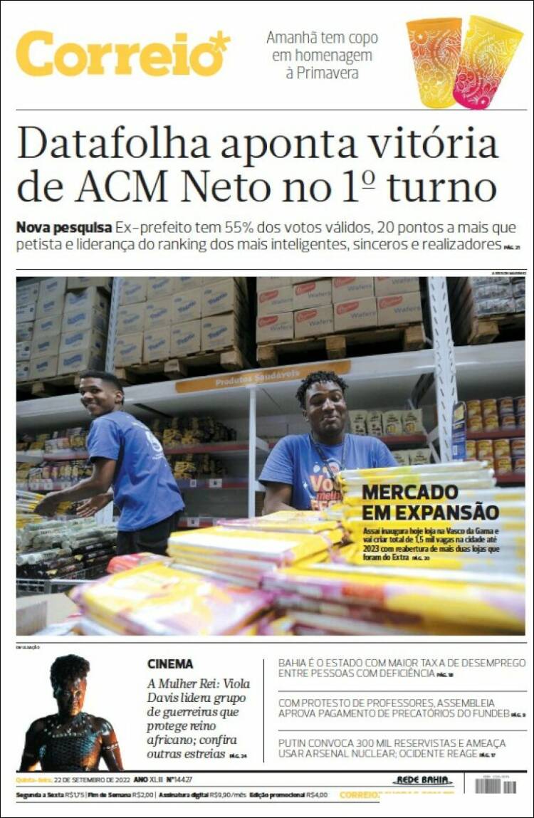 Portada de Correio* (Brasil)