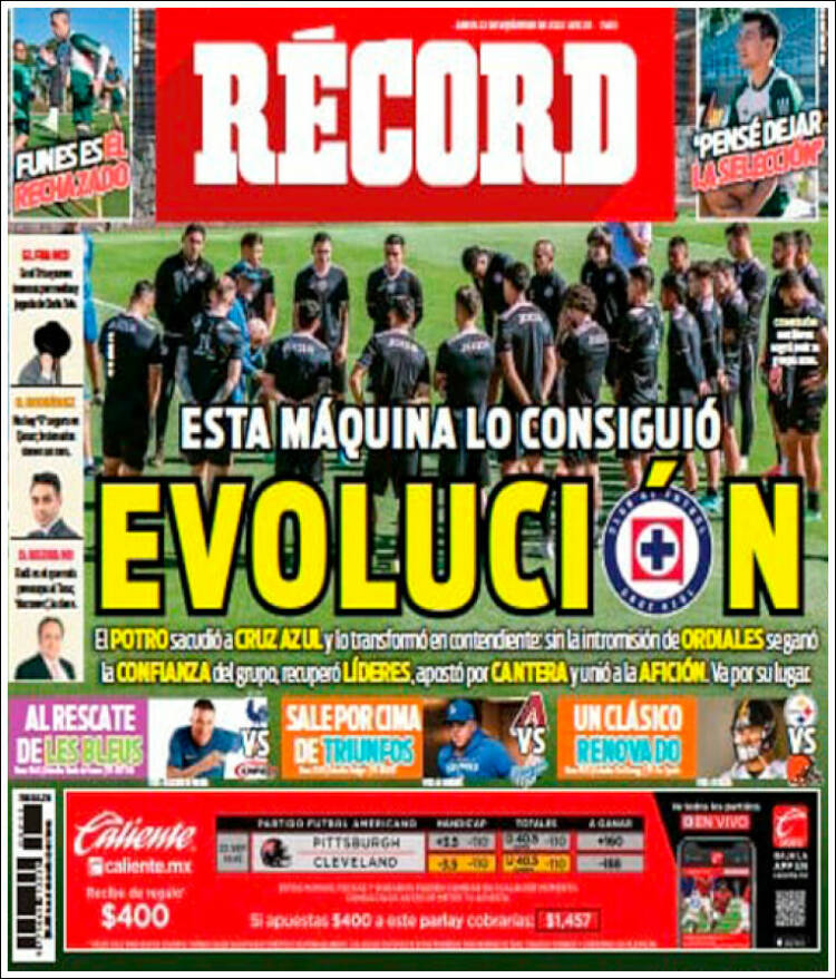 Portada de Record (México)