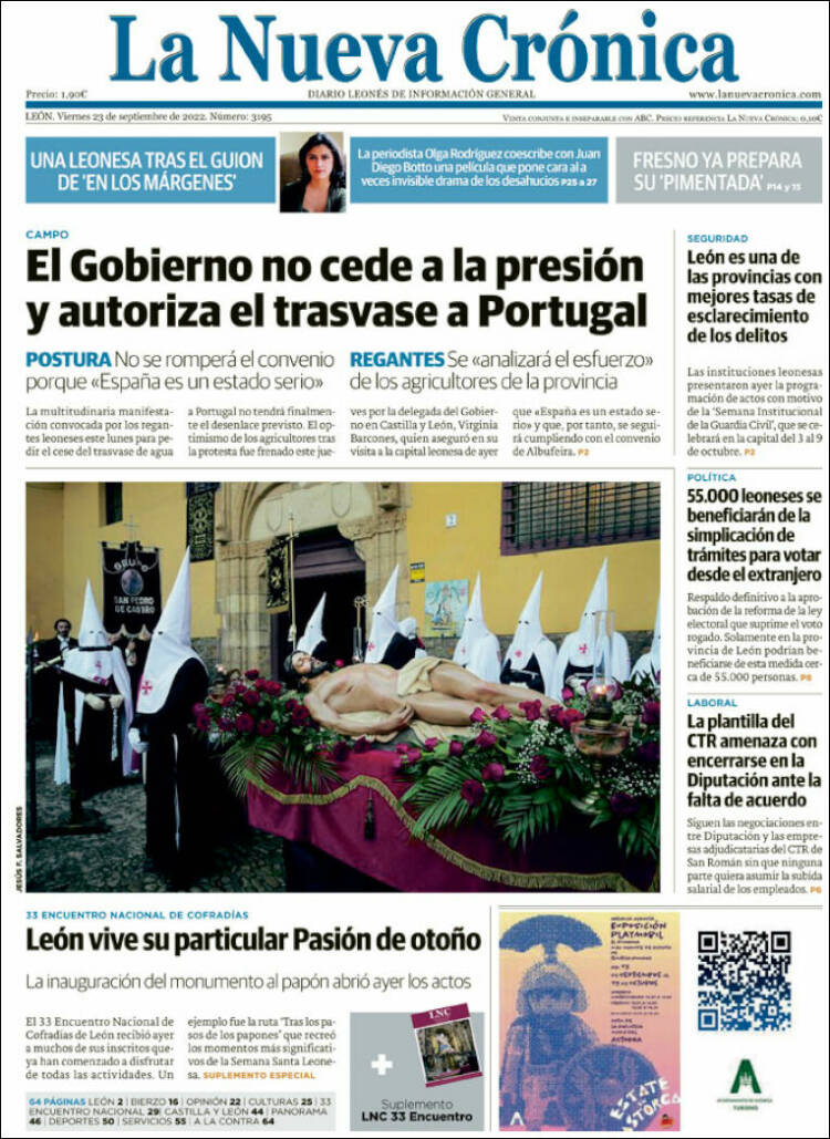 Portada de La Nueva Crónica (España)