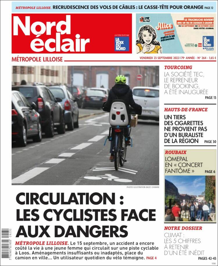 Portada de Nord Éclair (Francia)