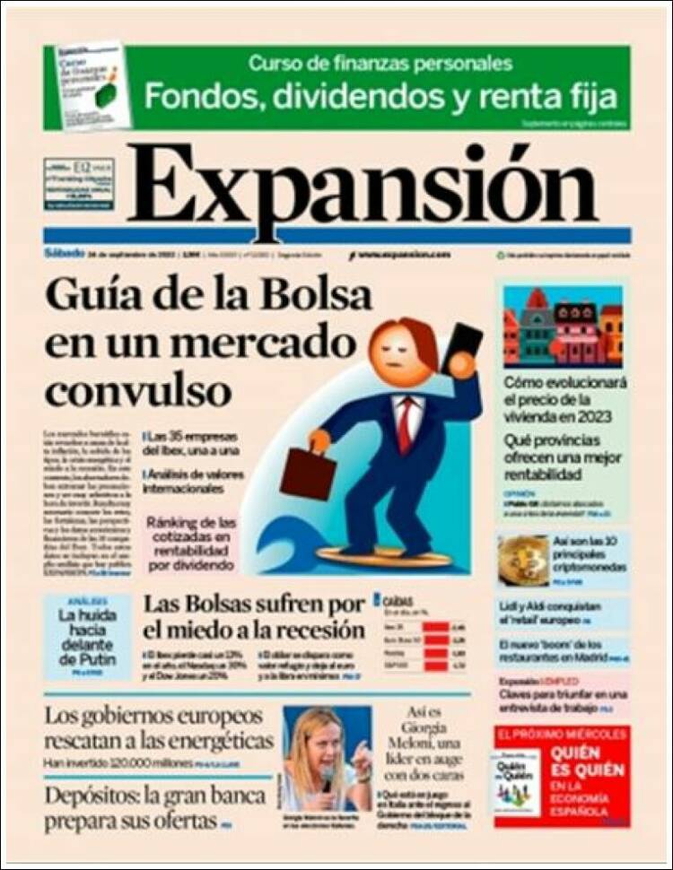 Portada de Expansión (Espa&ntilde;a)