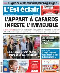Portada de L'Est Eclair (Francia)