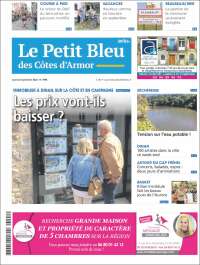 Portada de Le Petit Bleu (Francia)