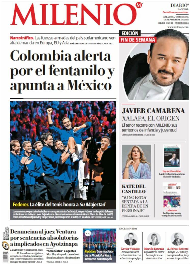 Portada de Milenio (México)