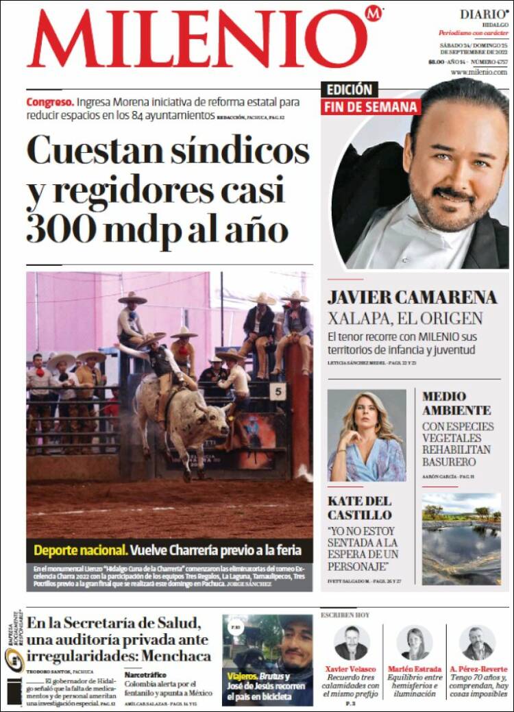 Portada de Milenio de Hidalgo (México)