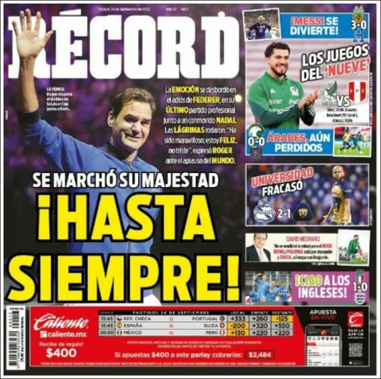 Portada de Record (México)