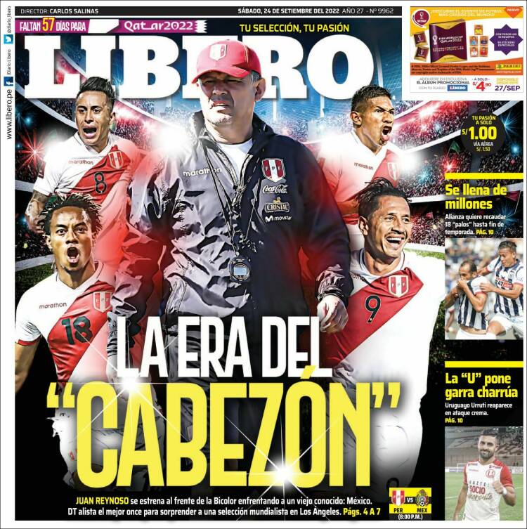 Portada de Líbero (Per&uacute;)