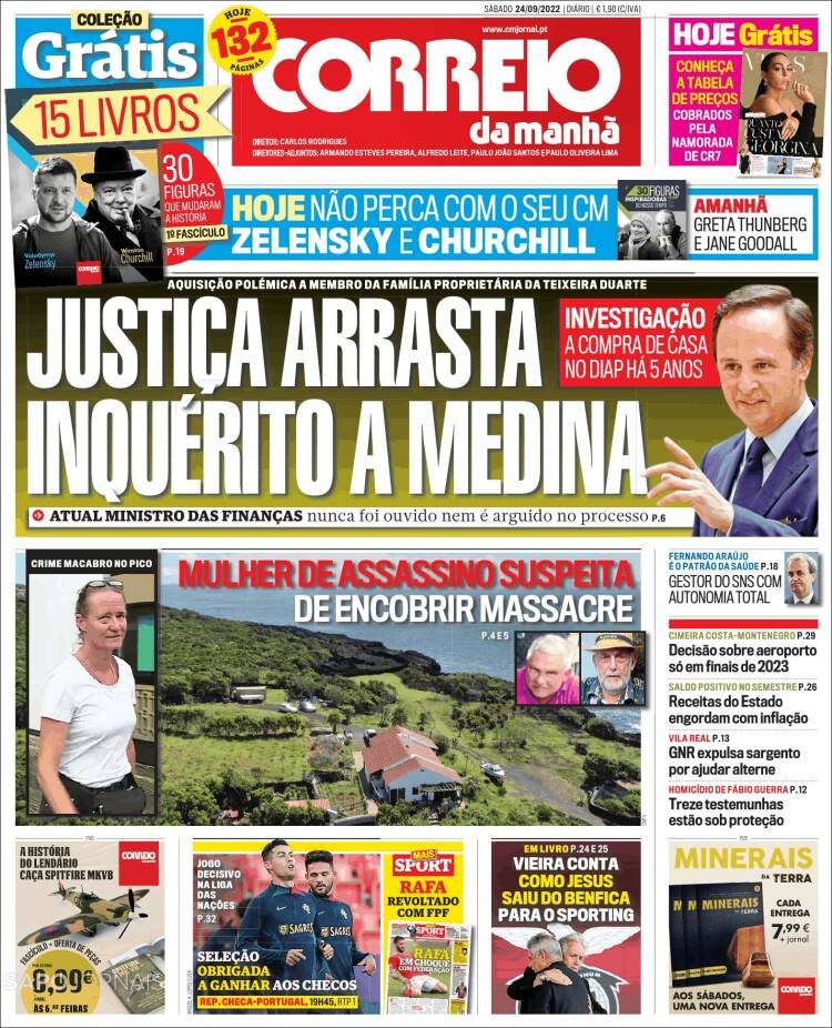 Portada de Correio da Manhã (Portugal)