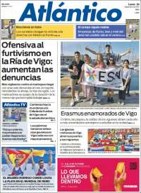 Portada de Atlántico Diario (España)