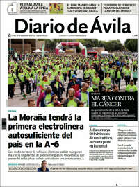 Portada de Diario de Ávila (España)