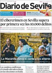 Portada de Diario de Sevilla (España)