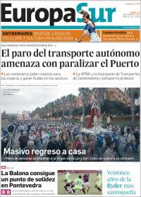 Portada de Europa Sur (España)