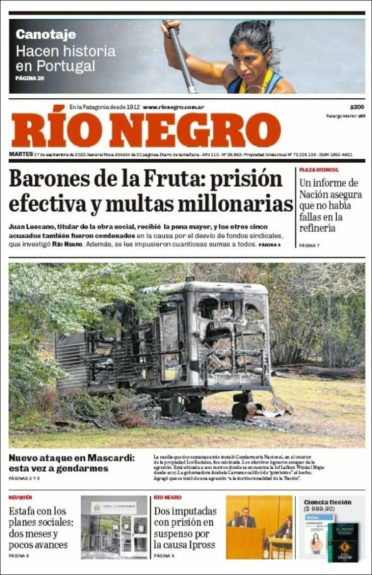 Portada de Rio Negro (Argentina)