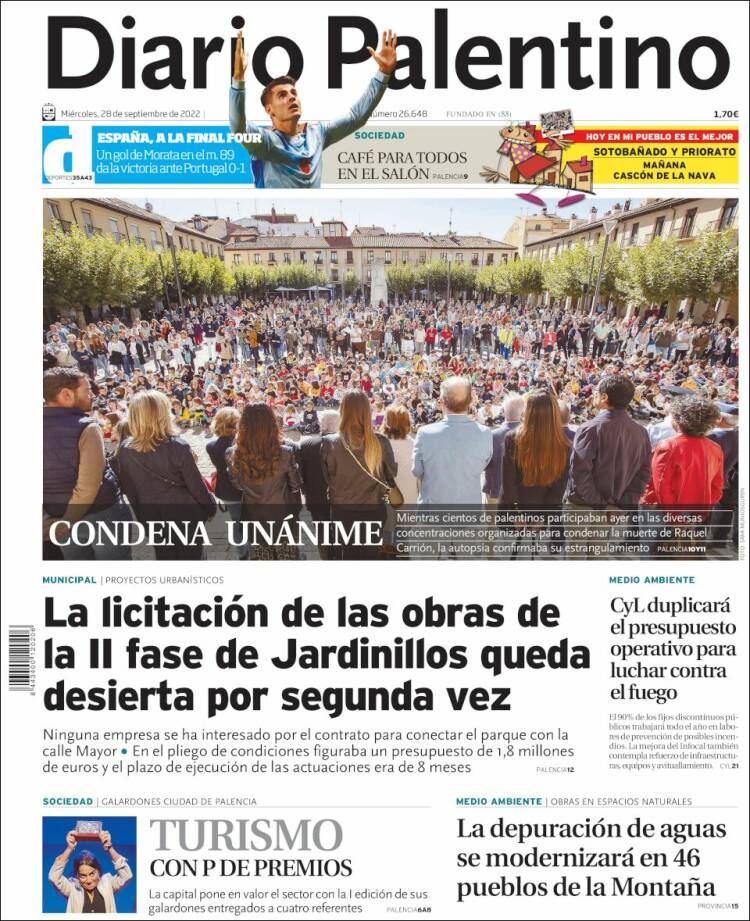 Portada de Diario Palentino (Spain)