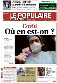 Portada de Le Populaire du Centre (Francia)