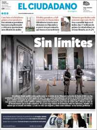 Portada de Diario El Ciudadano (Argentina)