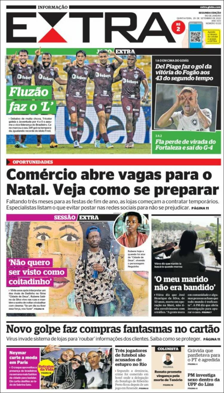 Portada de Extra (Brasil)