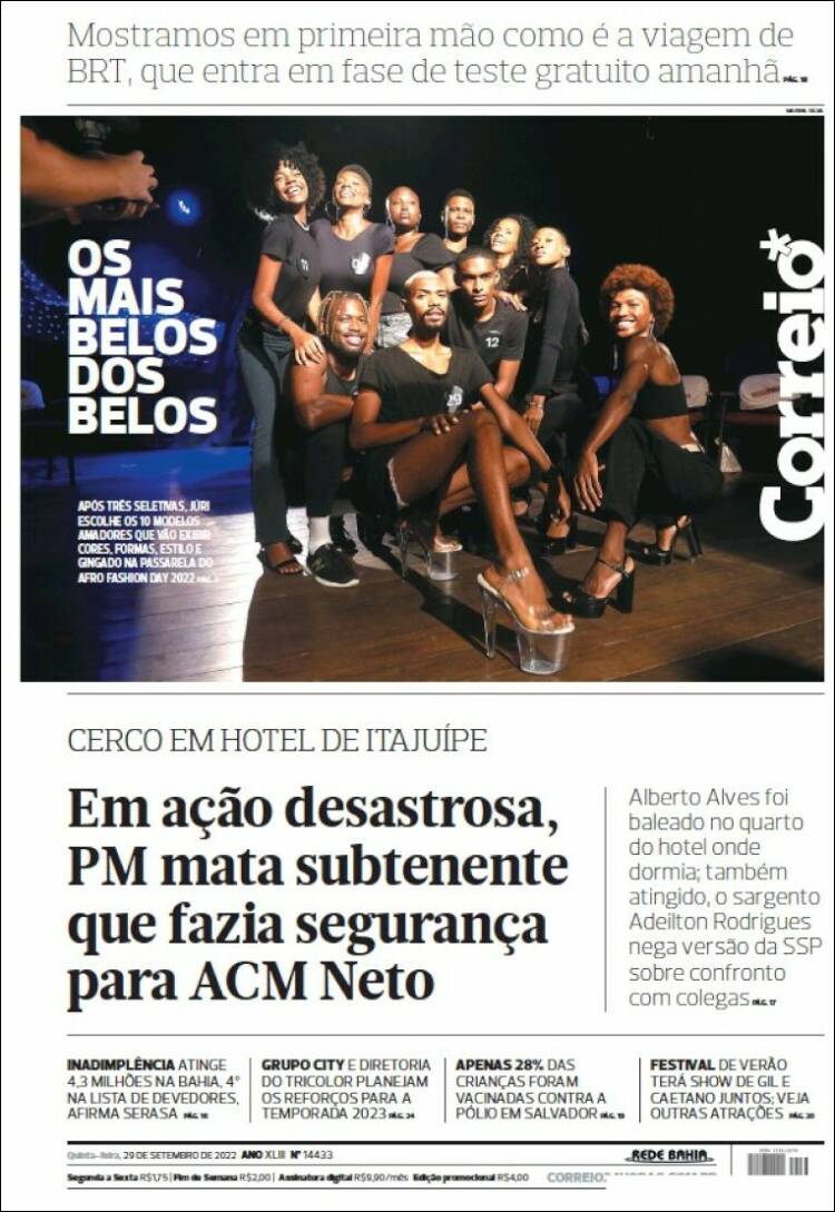 Portada de Correio* (Brasil)