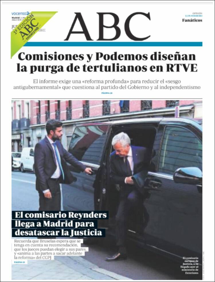 Portada de ABC (España)