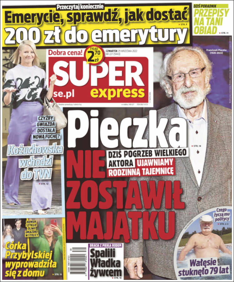 Portada de Super Express (Polonia)