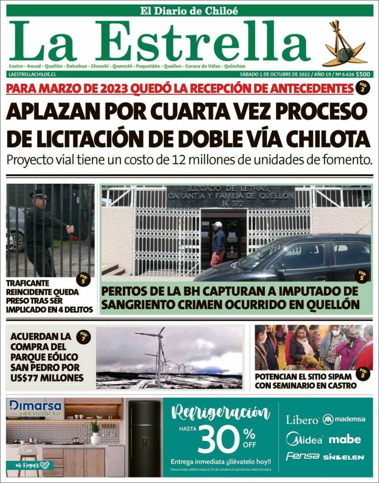 Portada de Estrella de Chiloé (Chile)