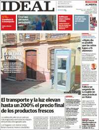 Portada de Ideal Almeria (España)