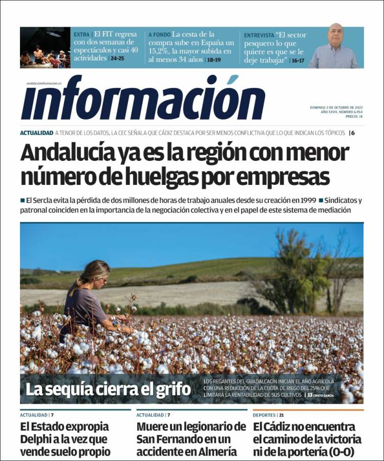 Portada de Información - Cadiz (España)