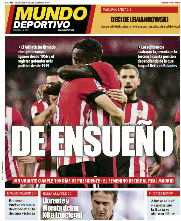 Portada de Mundo Deportivo Bizkaia (España)