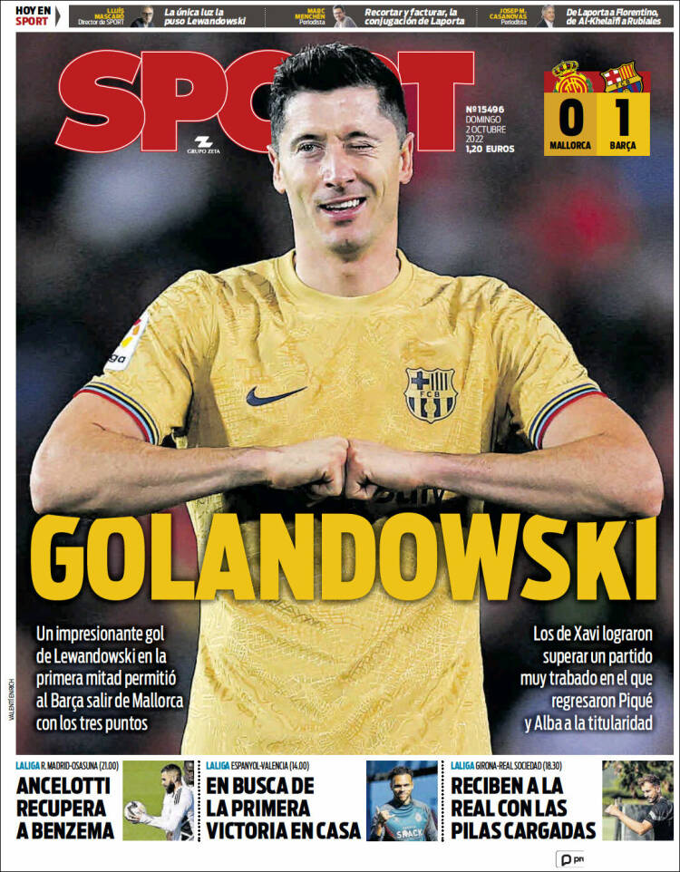 Portada de Sport (España)