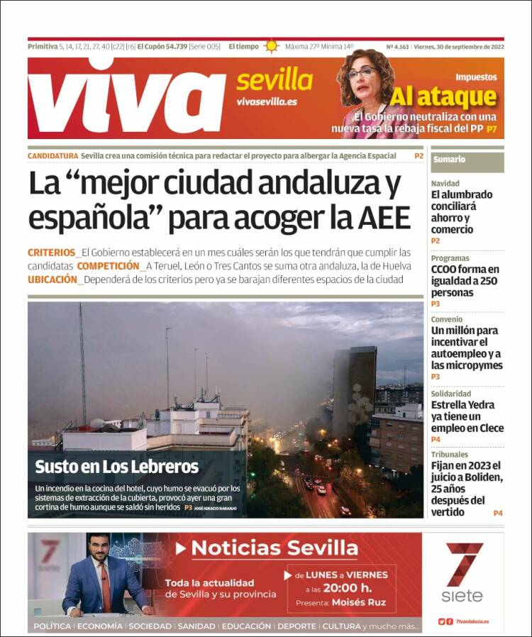 Portada de Viva Sevilla (España)