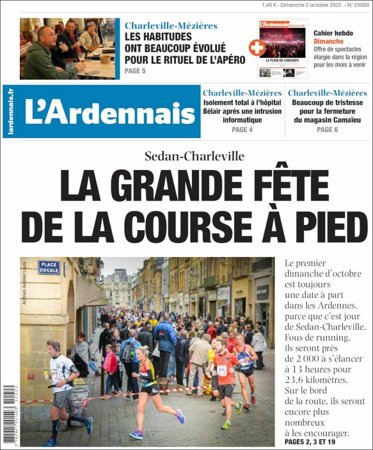 Portada de L'Ardenais (Francia)