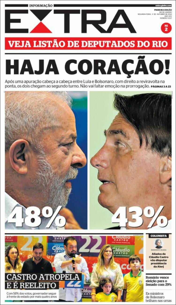 Portada de Extra (Brasil)