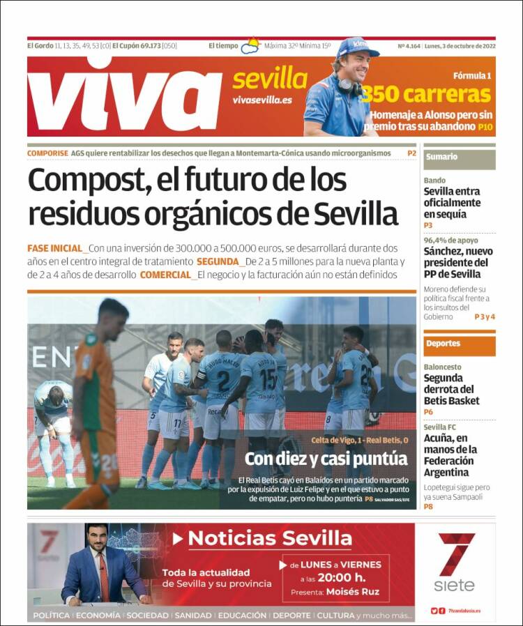 Portada de Viva Sevilla (España)
